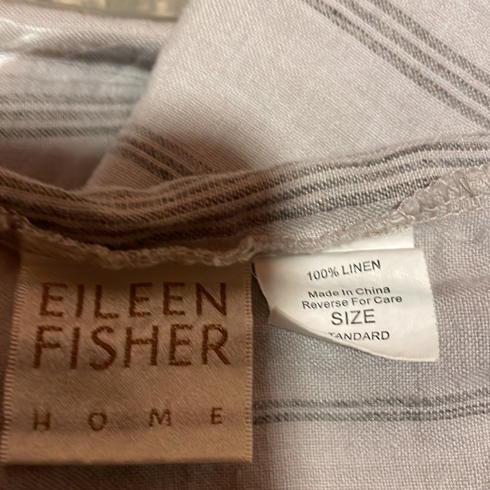 Garnet Hill / Eileen Fisher Home Queen Sheet Set 100 % Linen